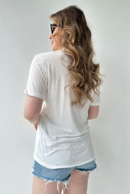 Basic T-shirt Beyaz - Thumbnail