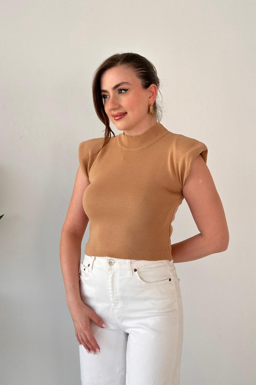 Vatkalı Triko Bej - Thumbnail