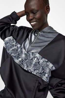 Zara Model Eşofman Takımı Siyah Siyah - Thumbnail
